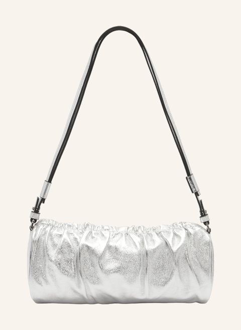 Metallic shoulder bag