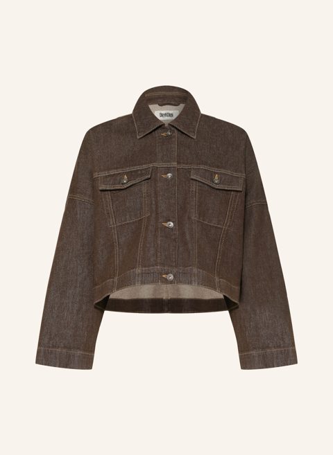 Cropped denim jacket